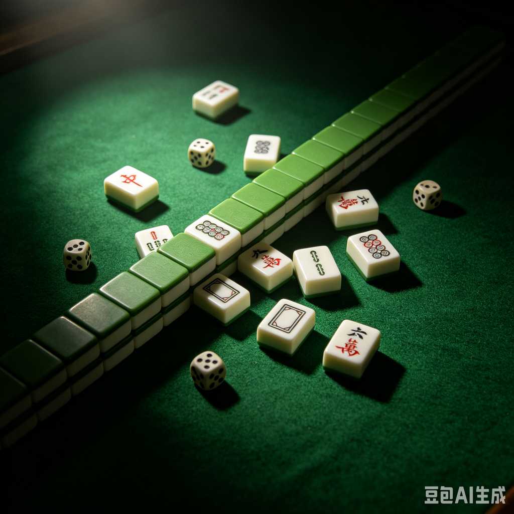 simulated ivory mahjong set